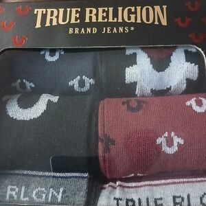 True Religion Six Pack Crew Socks